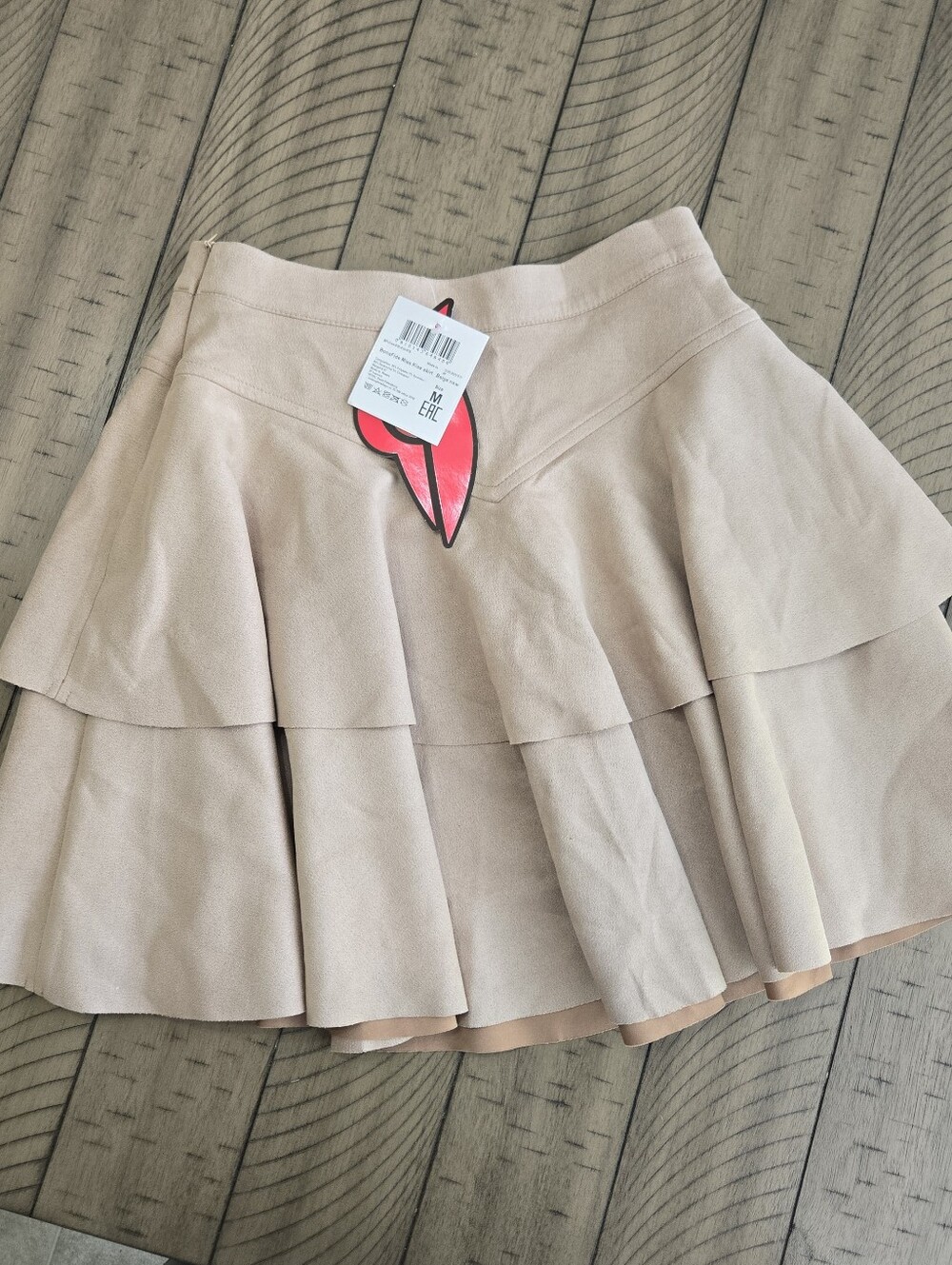 BonaFide Tiered Flounce Mini Skirt